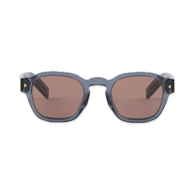 PRADA Metal Plaque Sunglasses "Bark Brown"