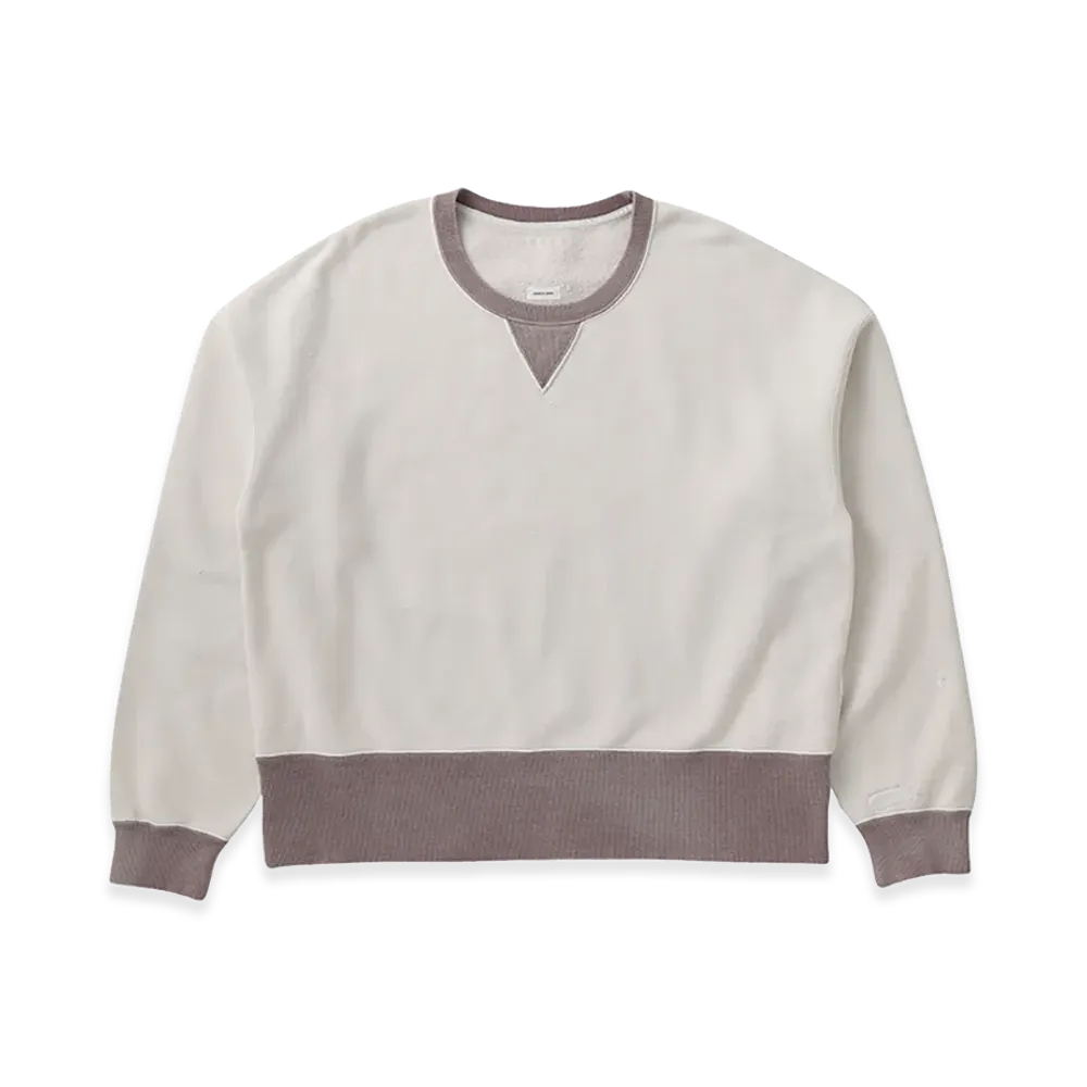 visvim Fellow Sweat L/S 2-Tone Crash "Purple"