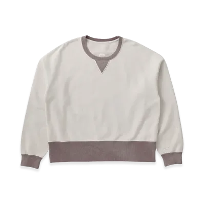 visvim Fellow Sweat L/S 2-Tone Crash "Purple"