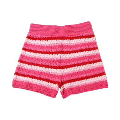 atmos pink Border Knit Shorts "Pink"