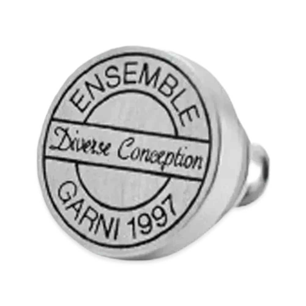 GARNI Engrave Coin Pierce "ONE COLOR"