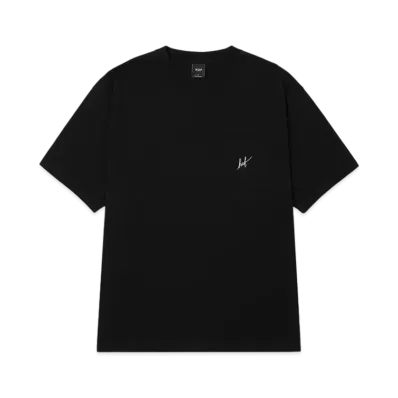HUF Script Pocket Tee "Black"