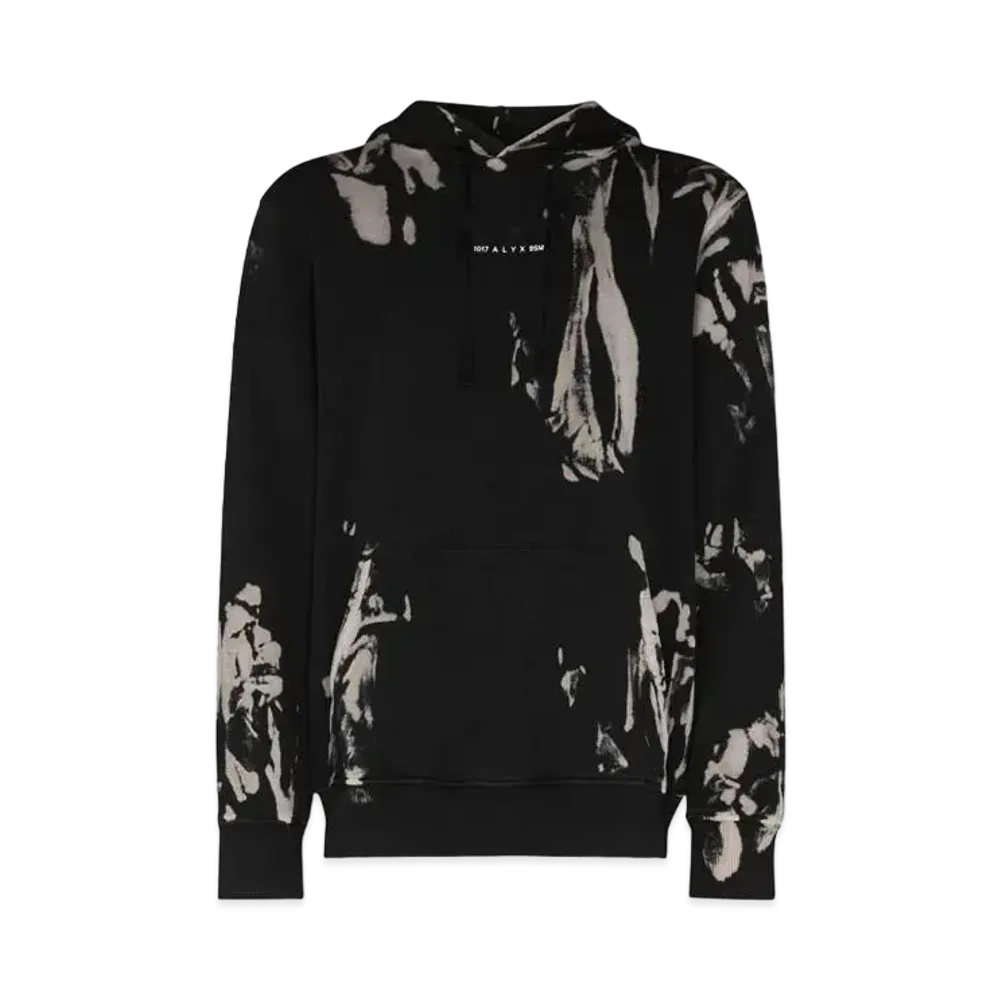 1017 ALYX 9SM Tie-Dye Print Hoodie "Black"