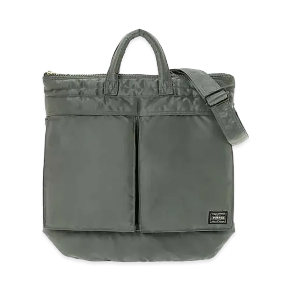 PORTER / TANKER Helmet Bag "Sage Green"