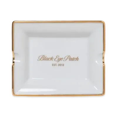 BlackEyePatch ASHTRAY (SMALL) "White"
