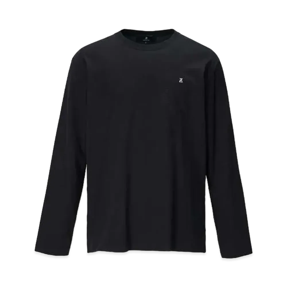 ANREALAGE AZ Circle Embroidery Tee "Black"