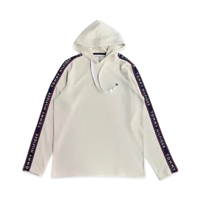 TOMMY HILFIGER Logo Hoodie "Stone"
