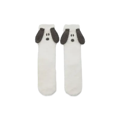 GELATO PIQUE x PEANUTS Snoopy Baby Moko Socks "Off White"