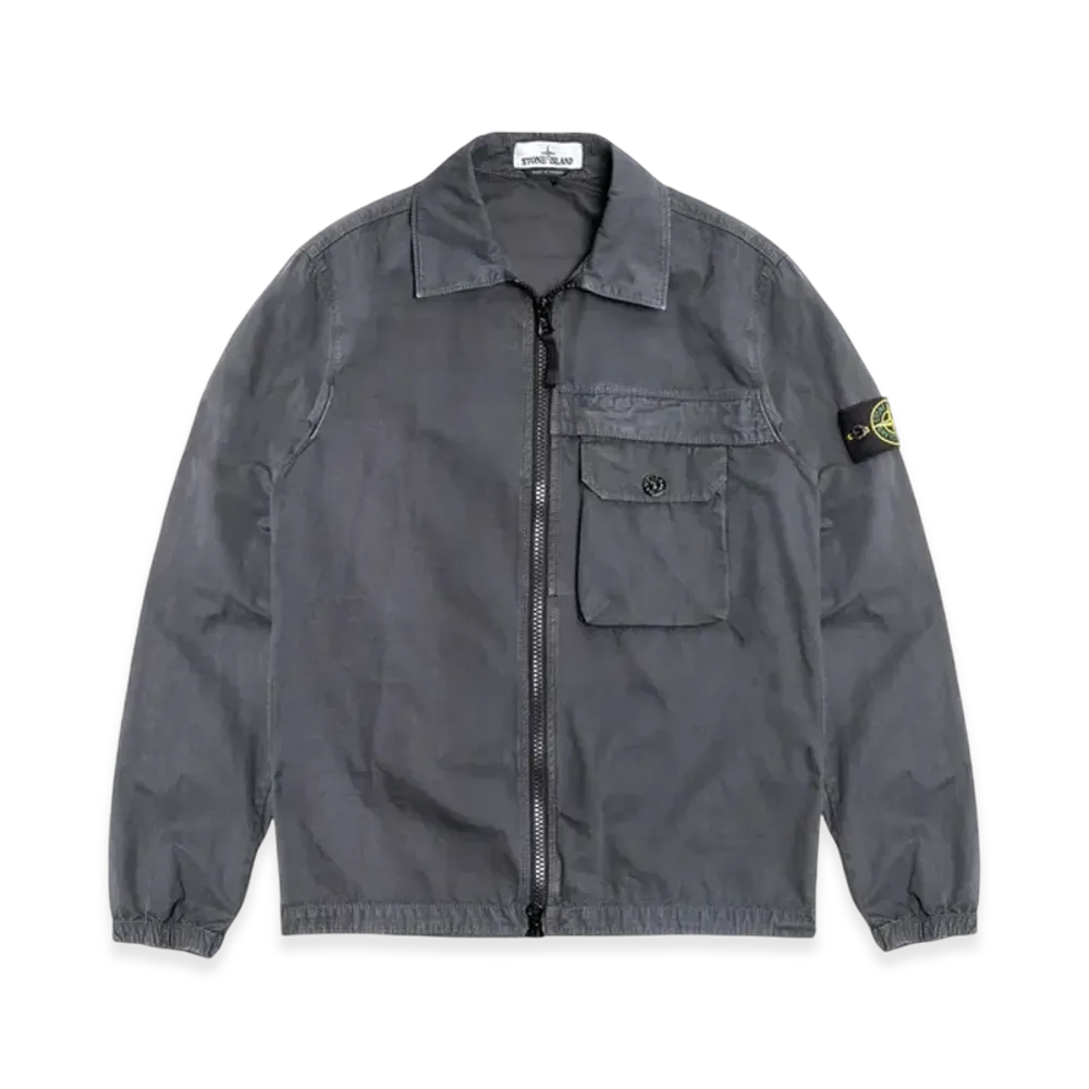 Stone Island 107WN T.CO+OLD Overshirt - 20FW "Steel Grey"