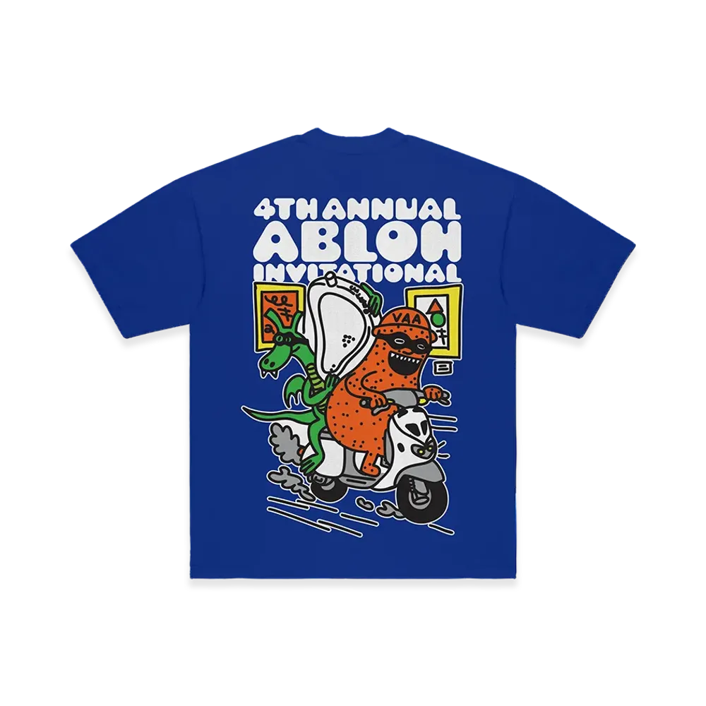 Travis Scott Cactus Jack x Virgil Abloh Archive x Architecture Invitational Tee "Blue"