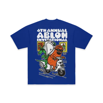 Travis Scott Cactus Jack x Virgil Abloh Archive x Architecture Invitational Tee "Blue"