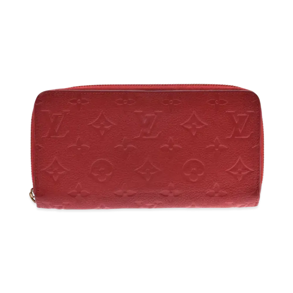 Louis Vuitton Zippy Wallet Monogram Empreinte "Cerise"