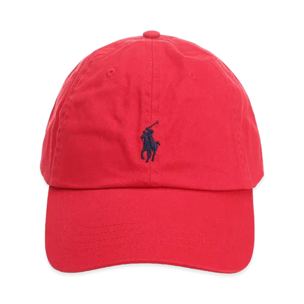 Polo Ralph Lauren Logo Baseball Cap "Red"