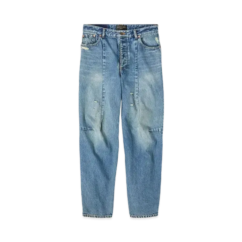 BALENCIAGA MENS Biker Darts Pants "Blue"