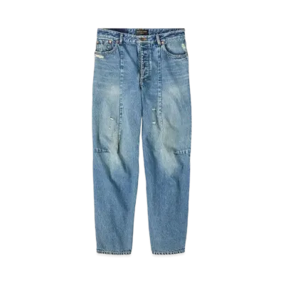 BALENCIAGA MENS Biker Darts Pants "Blue"