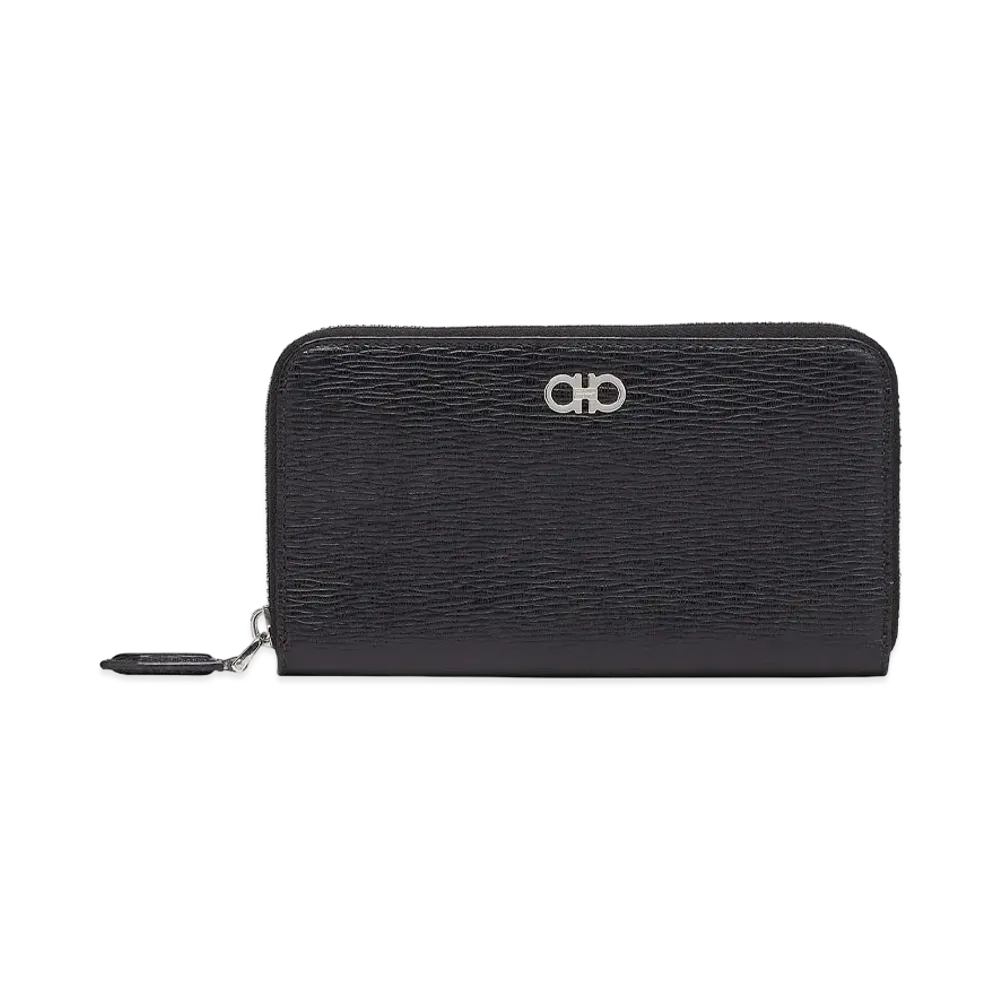 Salvatore Ferragamo Organizer "Black/Fyord Blue"
