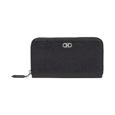 Salvatore Ferragamo Organizer "Black/Fyord Blue"