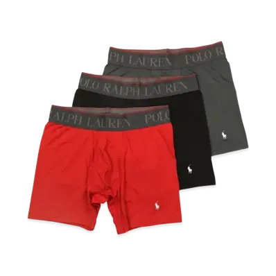 Polo Ralph Lauren 3 Pack 4D Flex Performance Air Boxer Brief Pants "Mix"
