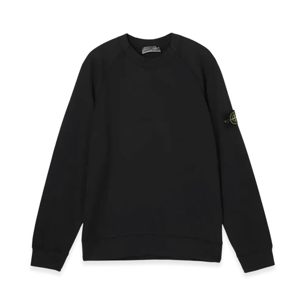 Stone Island Sweatshirt 6100023 Light Organic Cotton Fleece "Black"
