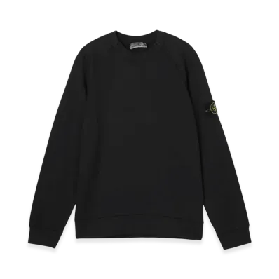 Stone Island Sweatshirt 6100023 Light Organic Cotton Fleece "Black"