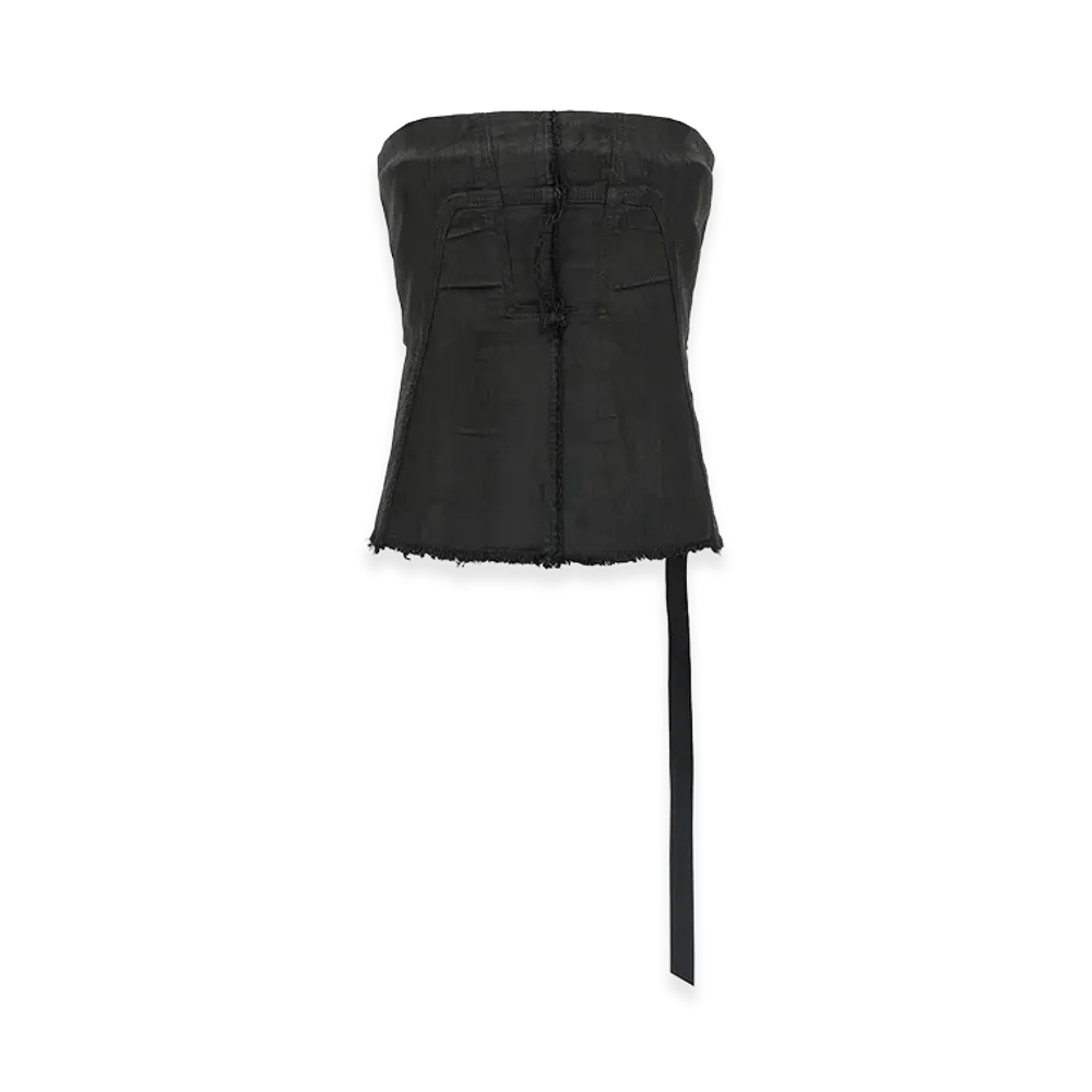Rick Owens DRKSHDW Women's Bustier' Top "Black"