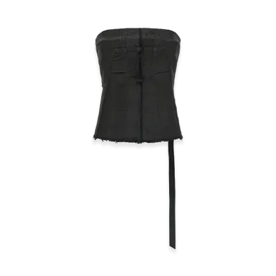 Rick Owens DRKSHDW Women's Bustier' Top "Black"