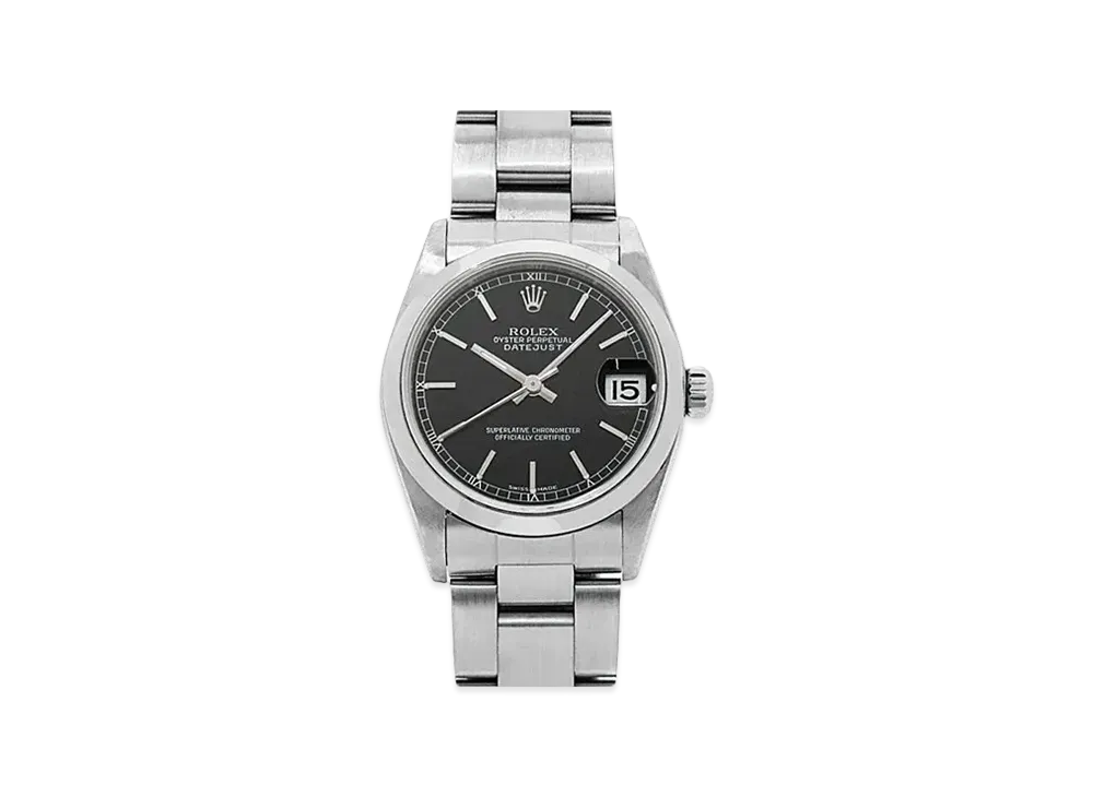 ROLEX Datejust "Black/Stainless Steel"