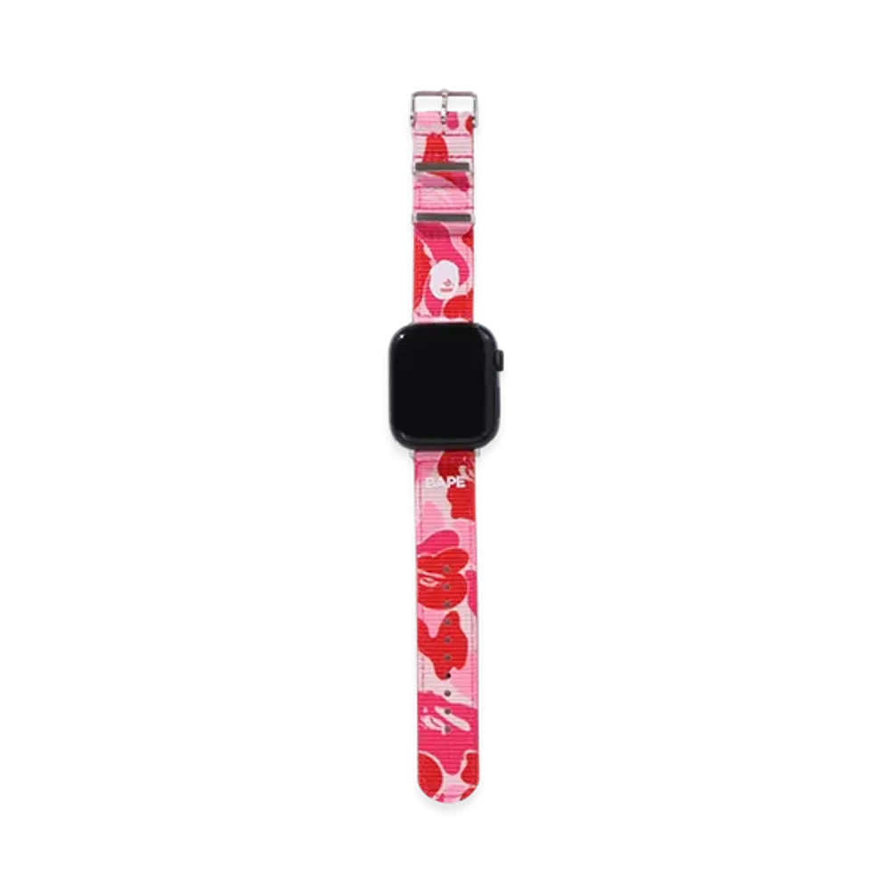 A BATHING APE Nato Band M Mobile "Pink"