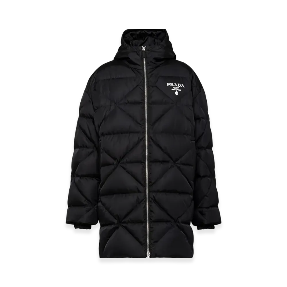 PRADA Re-Nylon Down Coat "Black"