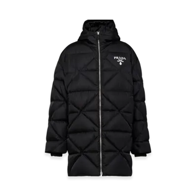 PRADA Re-Nylon Down Coat "Black"
