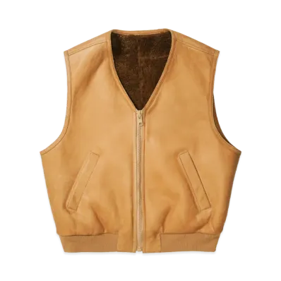 Stussy Shearling Vest "Tan"