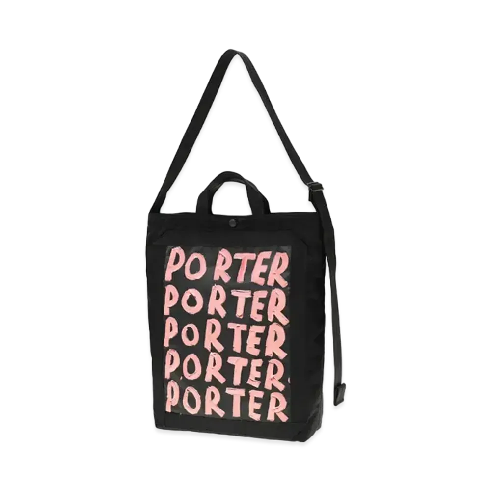 PORTER x Eric Stefanski 2Way Tote Bag #1 "Pink"