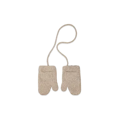 Maison Margiela Shetland Wool Mittens "Beige"