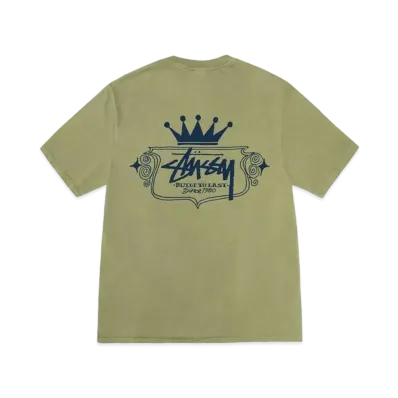 Stussy Built To Last Pig. Dyed Tee "Olive"