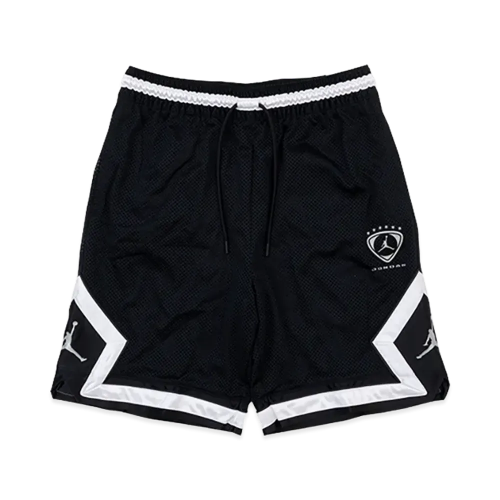 Nike Jordan Brooklyn FC Diamond Mesh Shorts "Black"