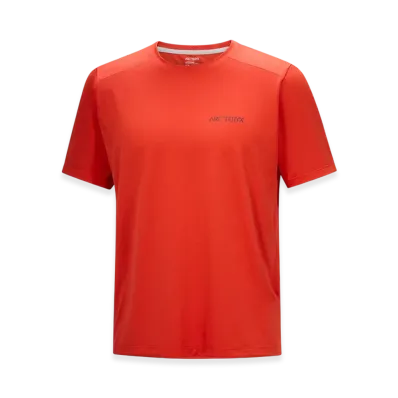 ARC'TERYX Cormac Arcbird Logo SS Men's "Dynasty Heather/Mars" X000010256