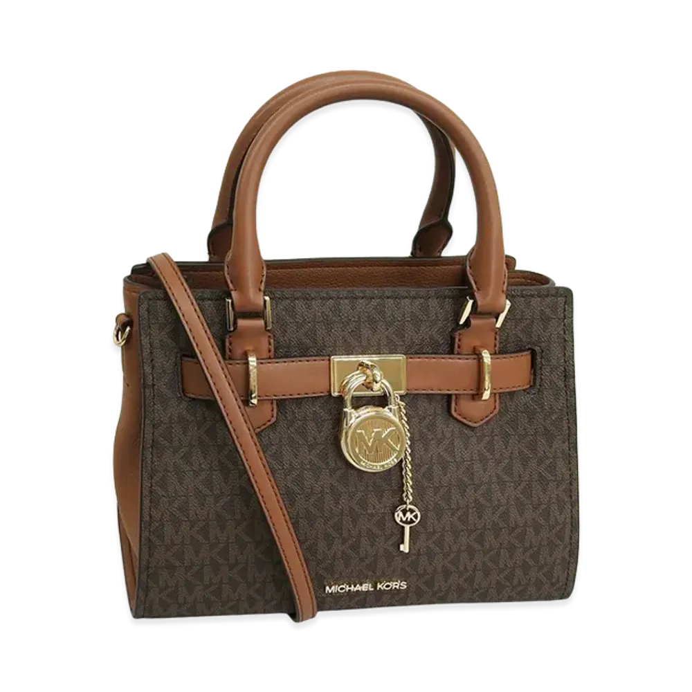 MICHAEL KORS Women's Hamilton SM Satchel "Brown"