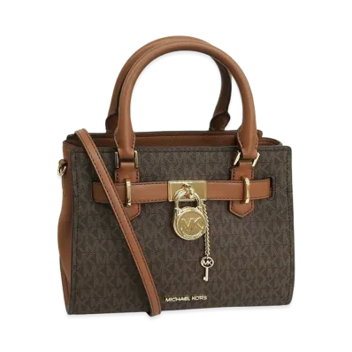 MICHAEL KORS Women's Hamilton SM Satchel "Brown"