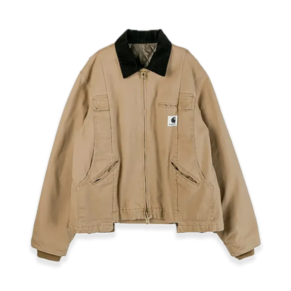 sacai x Carhartt WIP Duck Jacket (ISETAN Shinjuku Exclusive) "Beige"