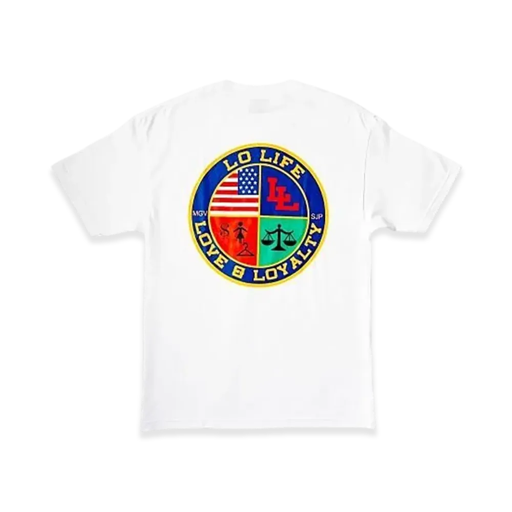 STABRIDGE x Lo Life LL Cookie Tee "White"