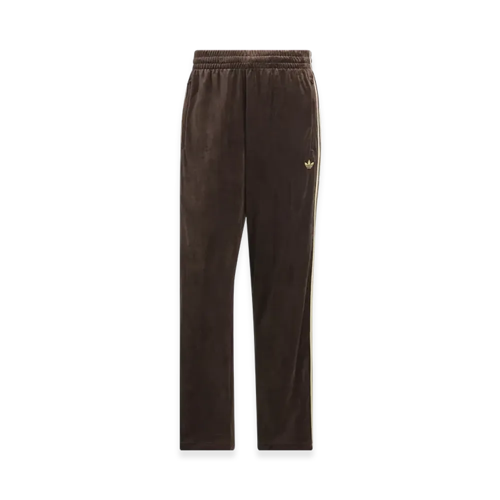 adidas Firebird Velour Track Pant "Dark Brown"