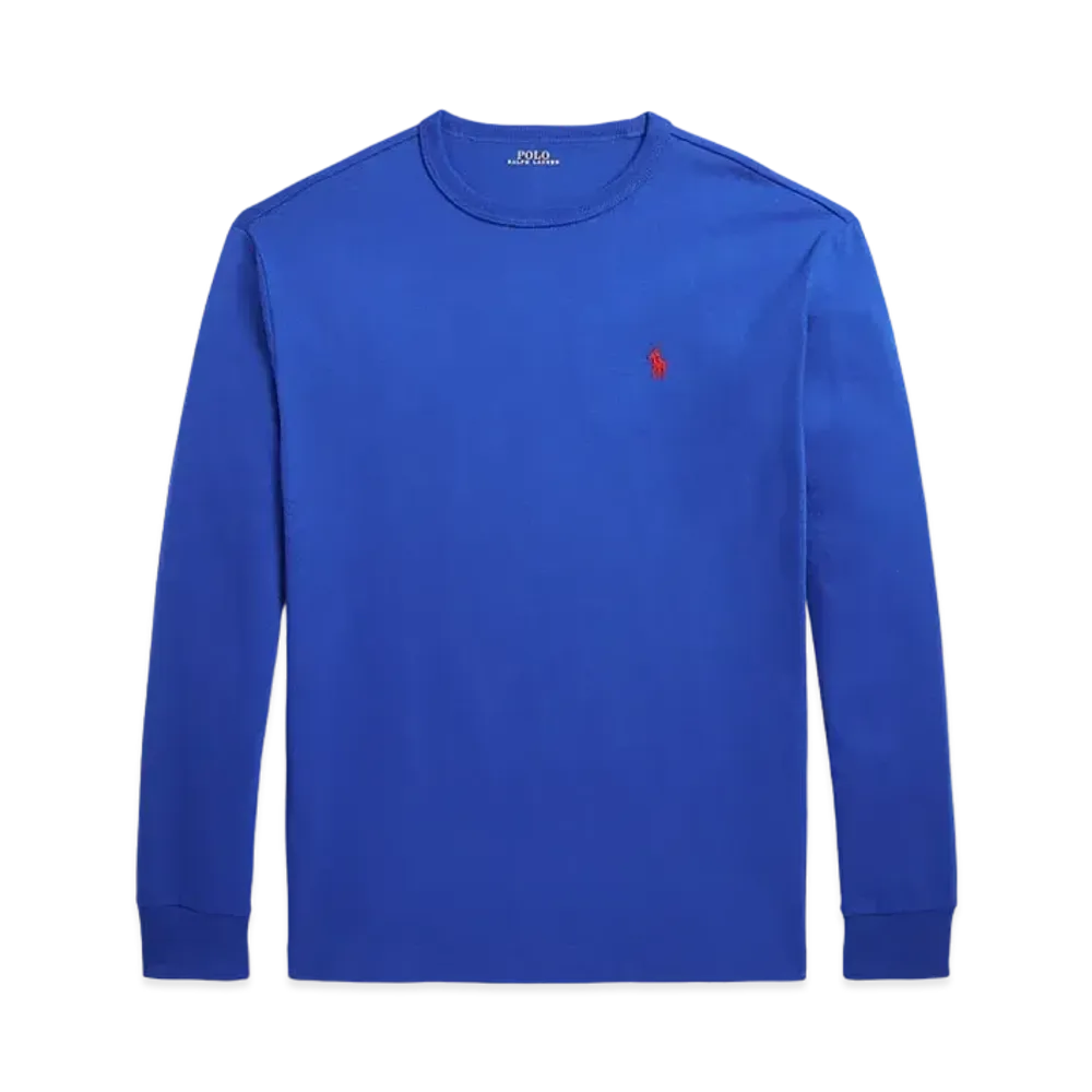 Polo Ralph Lauren Classic Fit Jersey Long Sleeve Tee "Blue"