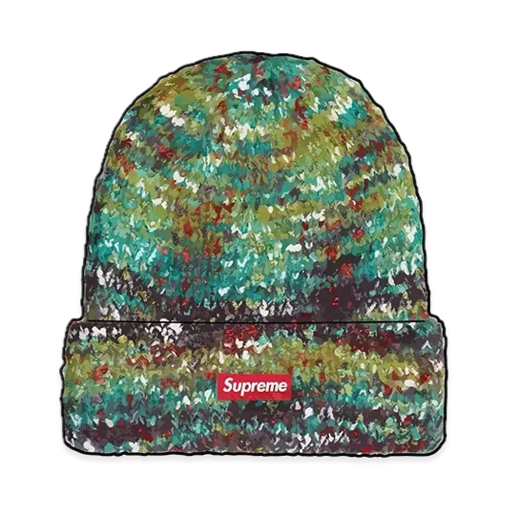 Supreme Space Dye Beanie "Teal"