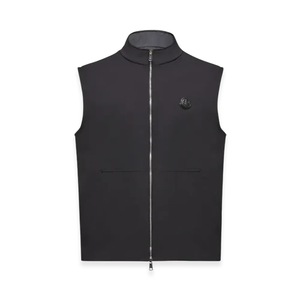 MONCLER Reversible Padded Cotton Gilet "Black"