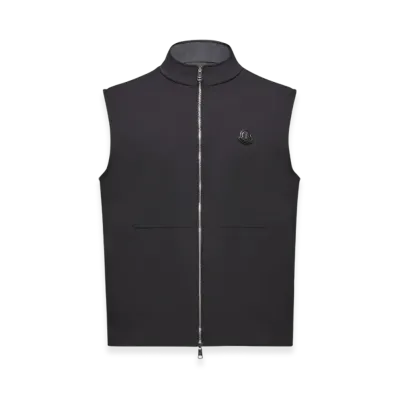 MONCLER Reversible Padded Cotton Gilet "Black"