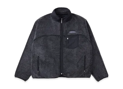 FEELS. Boa Fleece Zip Jacket "Ash Black"