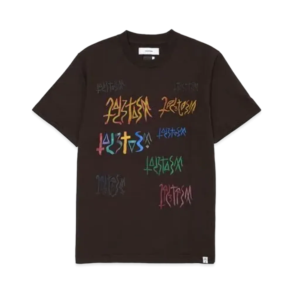 FACETASM Graphic Basic Tee "Brown"