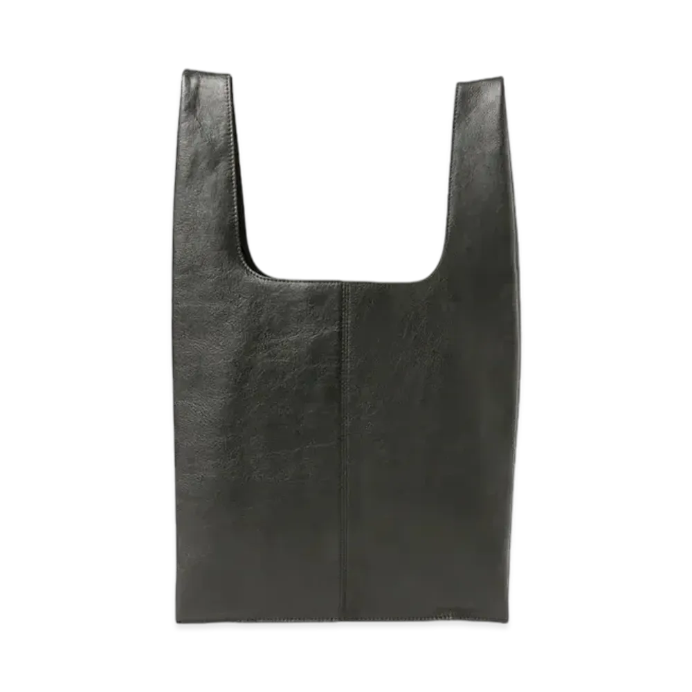 BEAMS 2Way Leather Tote Bag "Black"