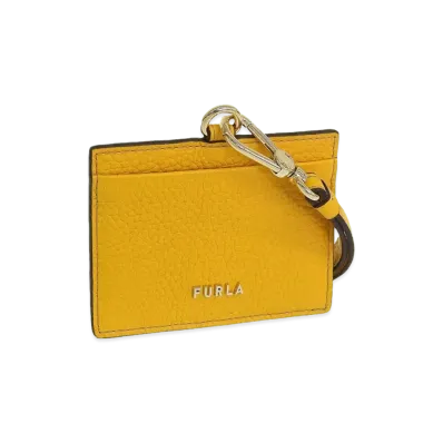 FURLA Rizy-Badge Holder S "Yellow"