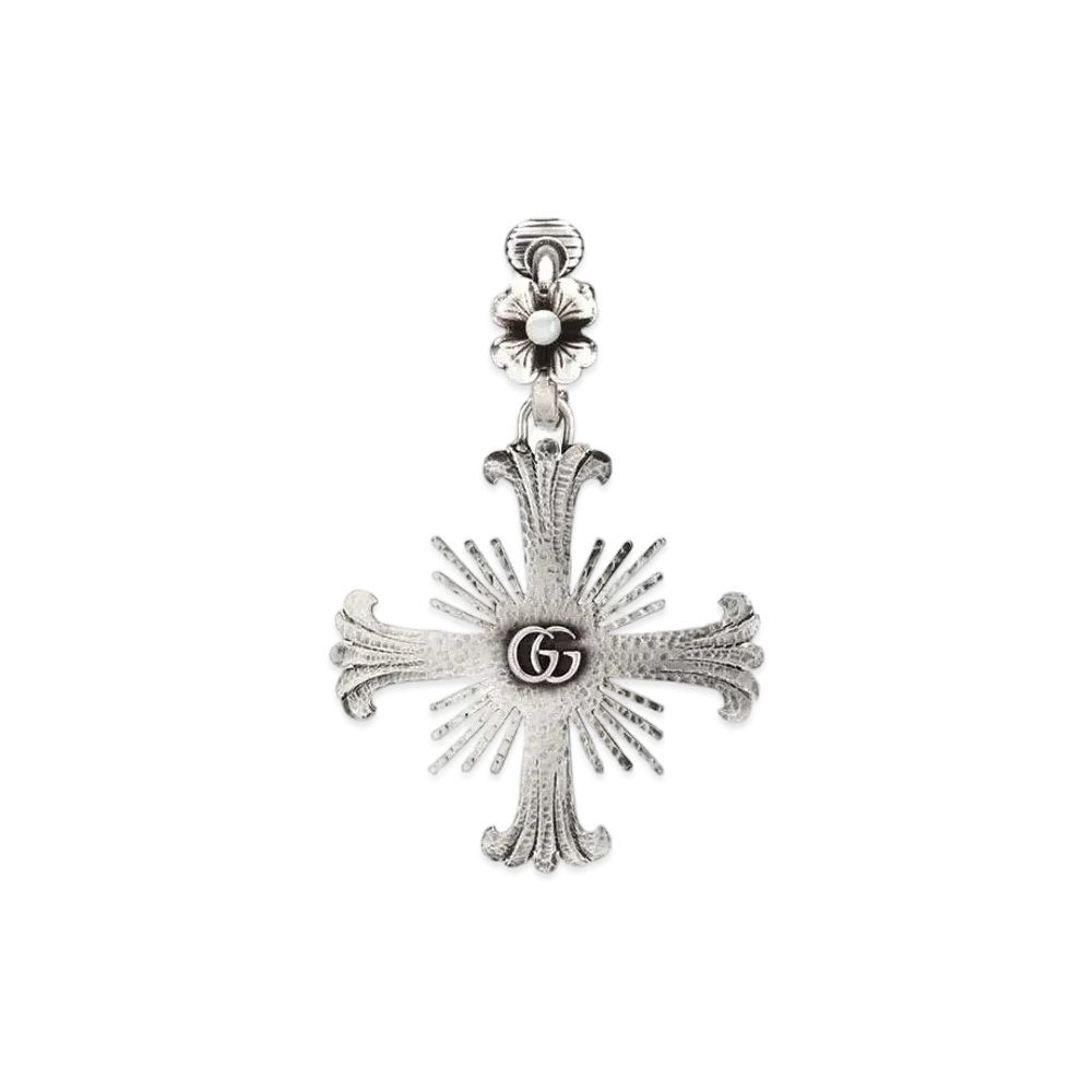 GUCCI Interlocking G Silver Tiebar
